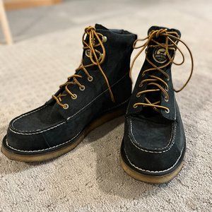 Men's Red Wing Shoes Irish Setter Black Boot Size 12